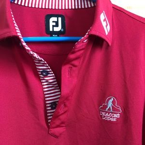 Mens Medium FootJoy golf polo from Deacons Lodge